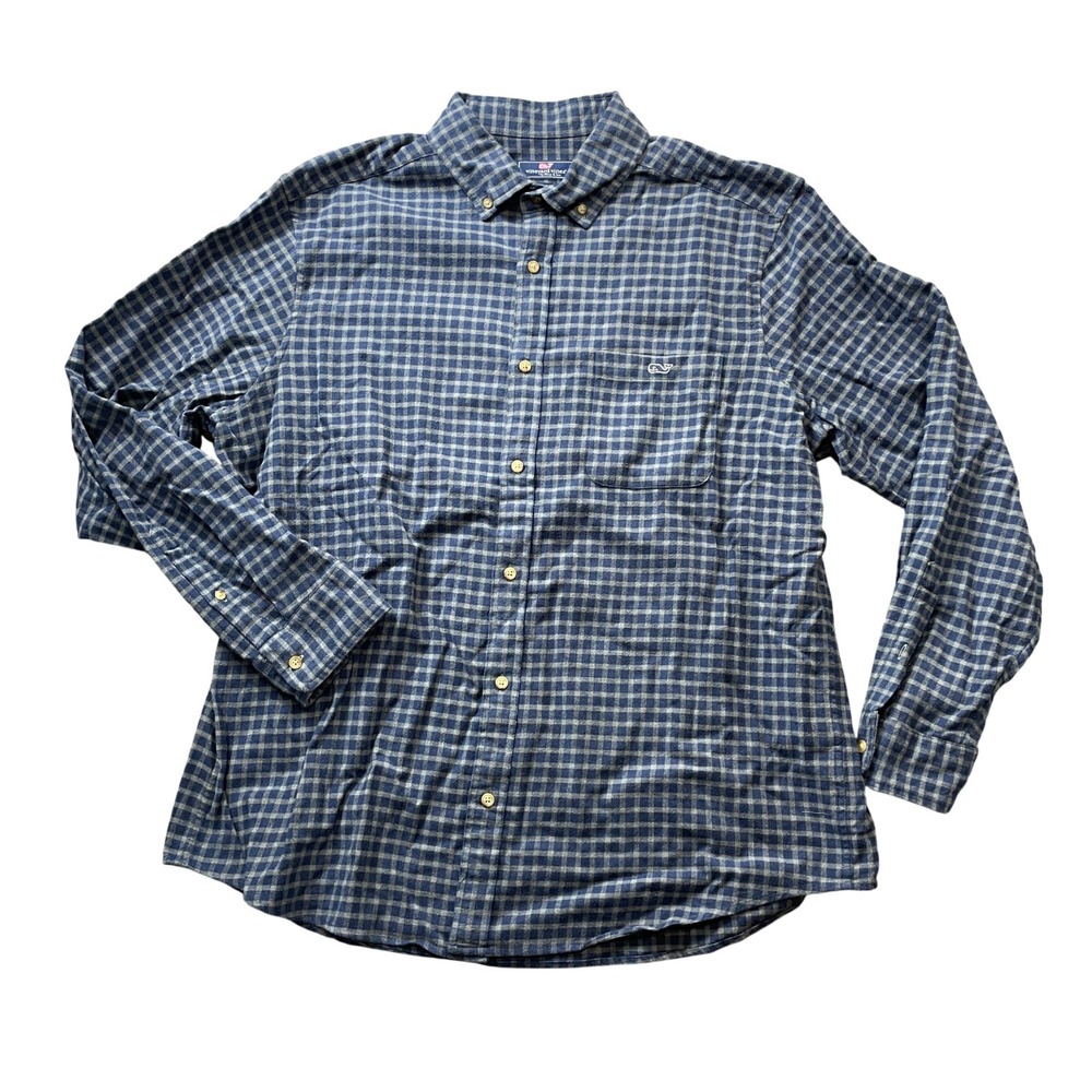 Vineyard Vines XL Classic‎ Fit Tucker Brushed Cotton Long Sleeve Button Up Shirt